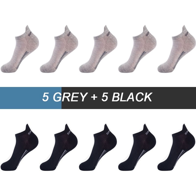 10Pairs High Quality Men Ankle Socks