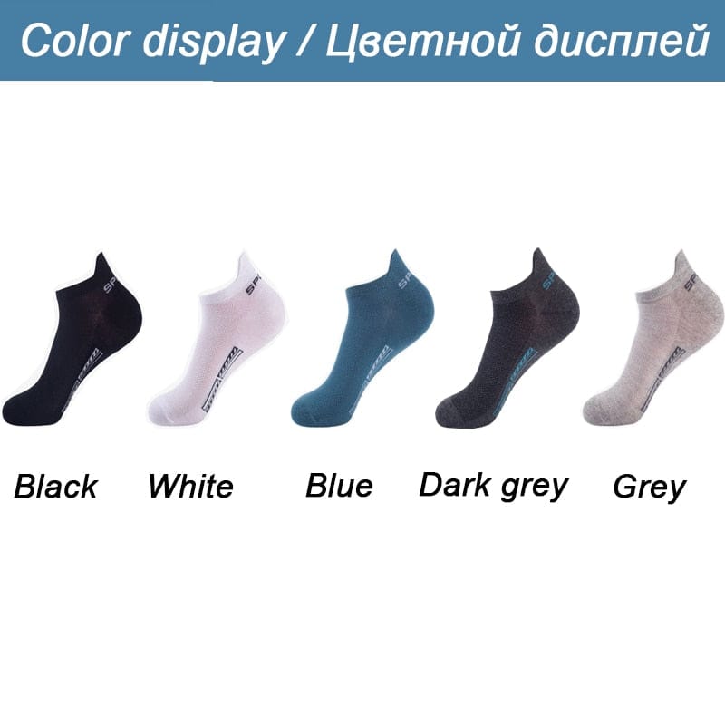 10Pairs High Quality Men Ankle Socks