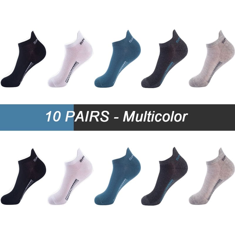 10Pairs High Quality Men Ankle Socks