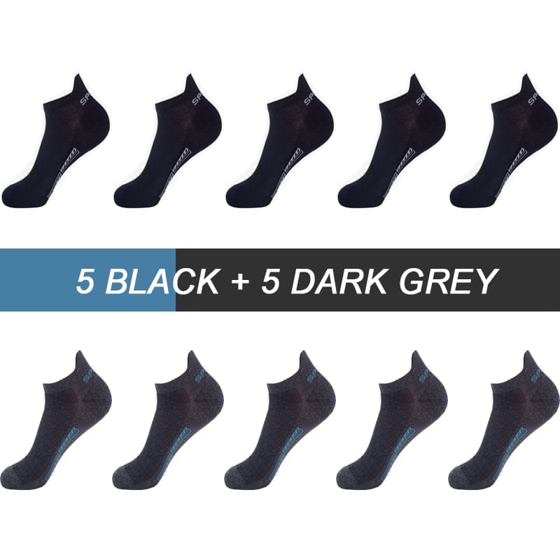 10Pairs High Quality Men Ankle Socks