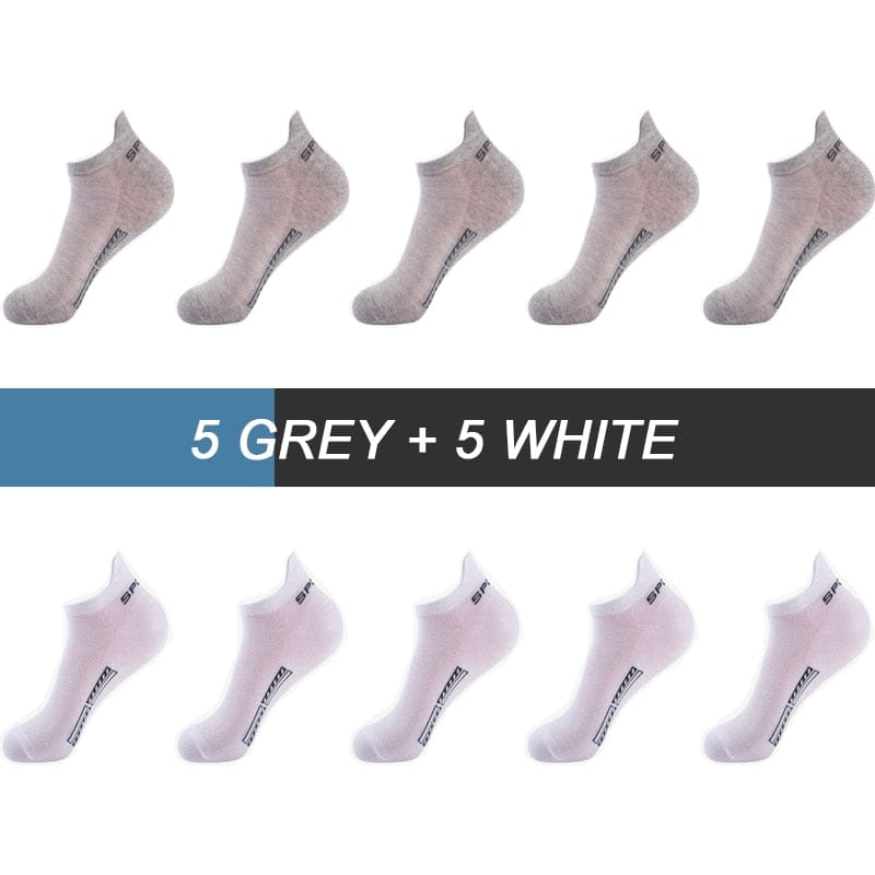 10Pairs High Quality Men Ankle Socks