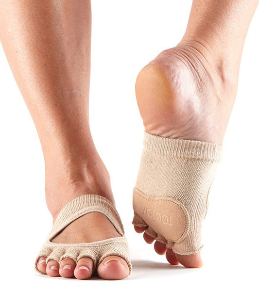 Toesox Releve Half-Toe Yoga Grip Socks