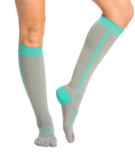 Toesox Zoe Compression Knee High Yoga Socks