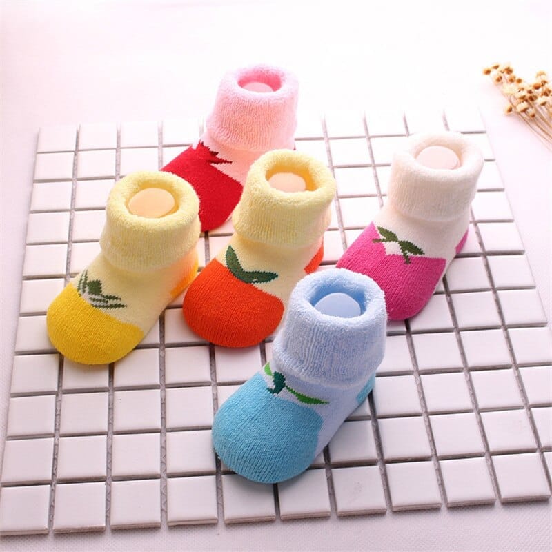 3 Pair Unisex baby Socks Spring Warm toddler Socks
