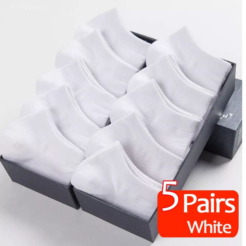 5 Pairs/lot Men's Socks Breathable Short Boat Socks