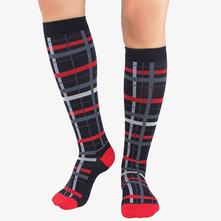 Plaid Compression SocksSocks - Zensah