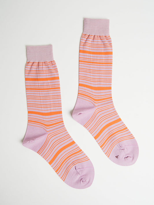 Stripe Socks in Lavender