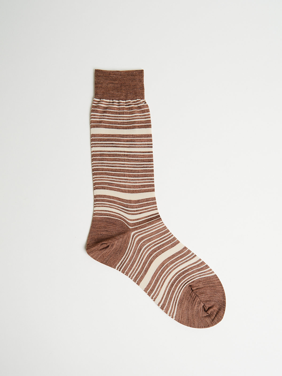 Stripe Socks in Brown