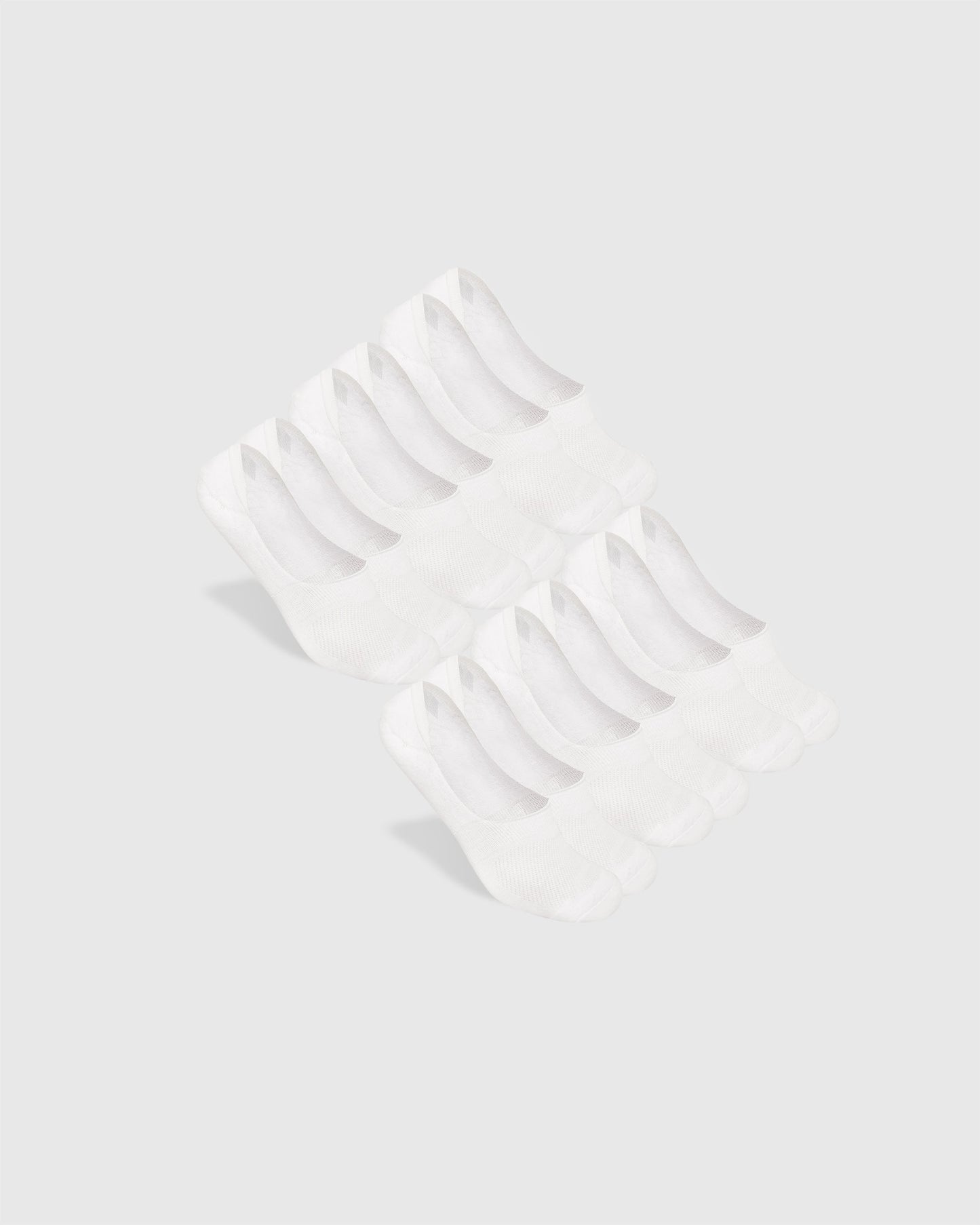 White Never Show Sock 6-Pack