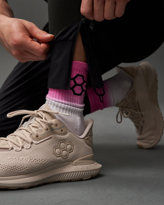 RUDIS Pink Tie Dye Essential Socks