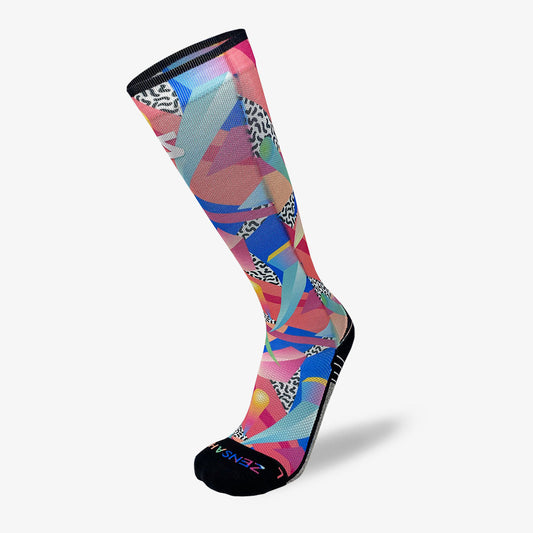 Retro Shapes Compression Socks (Knee-High)