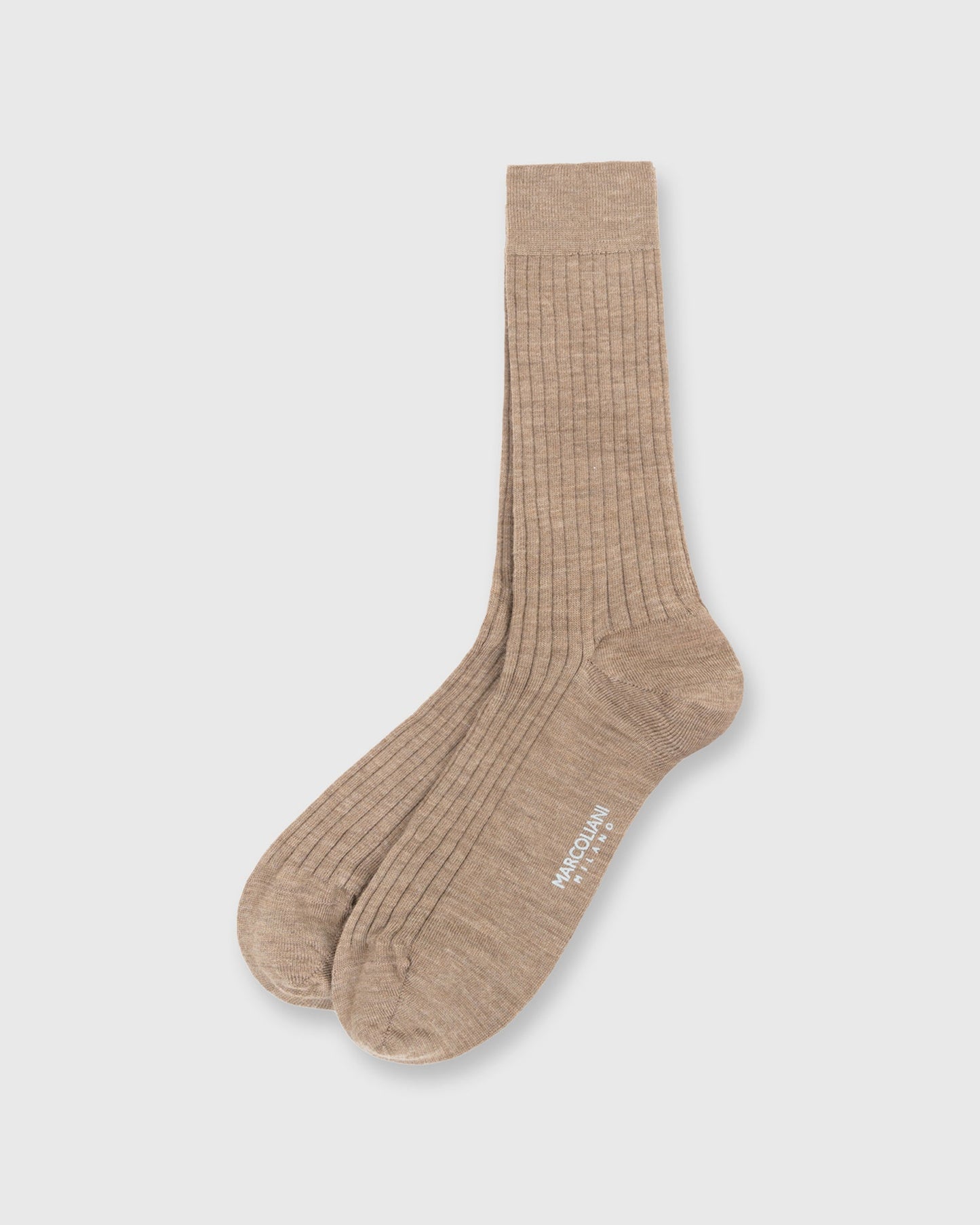Trouser Dress Socks in Natural Extra Fine Merino