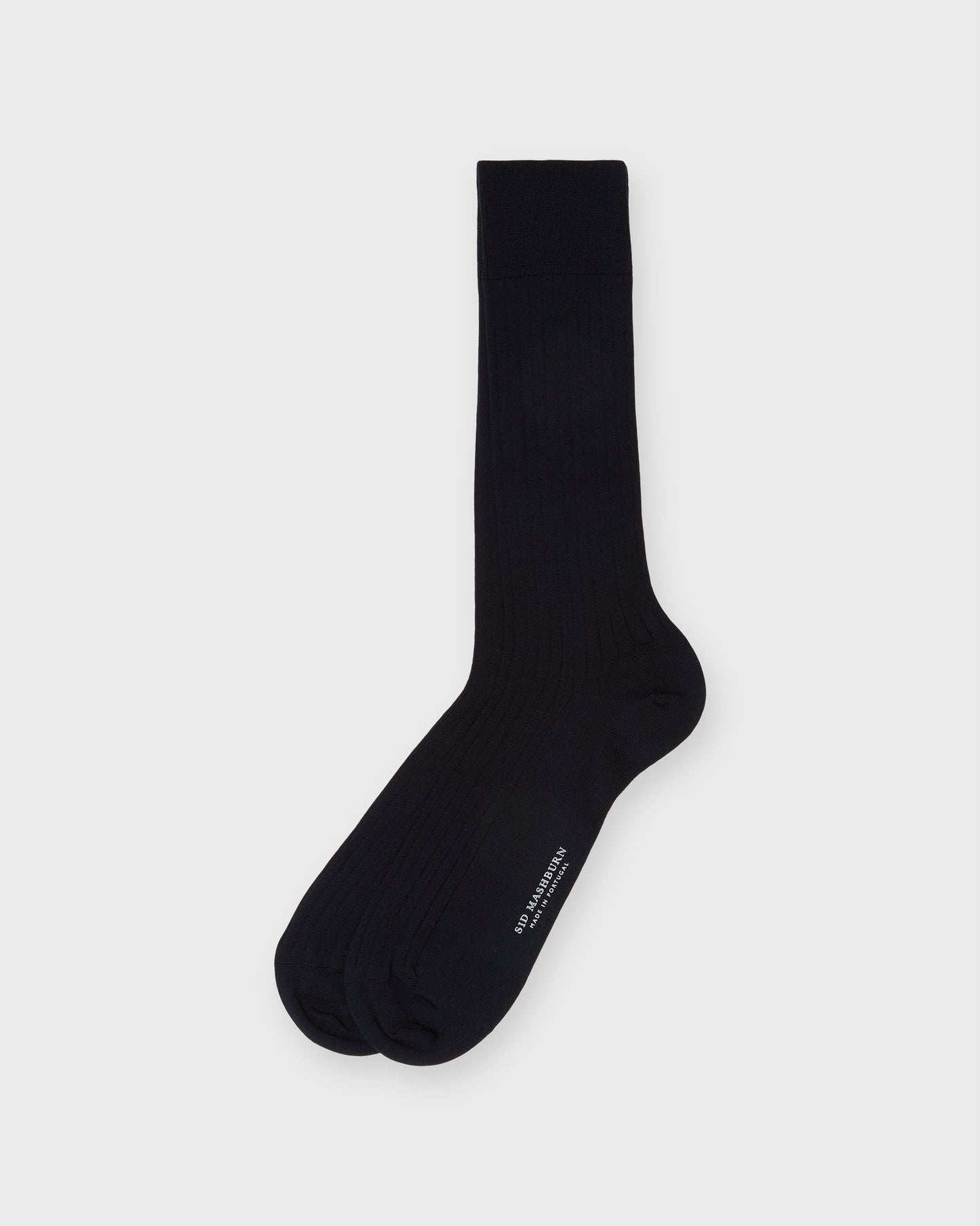 Trouser Dress Socks in Navy Extra Fine Merino