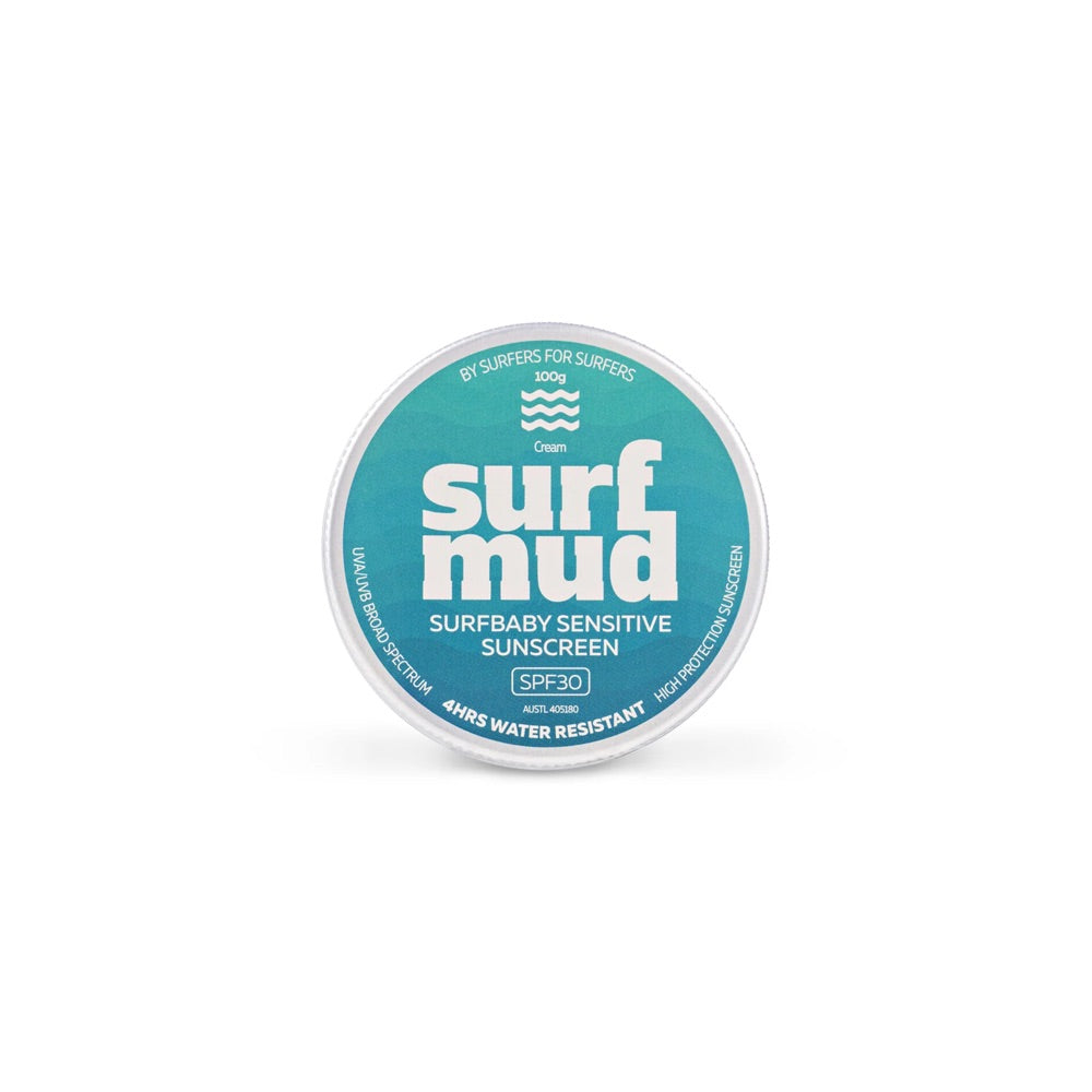 SURFMUD Surfbaby Sensitive Sunscreen SPF 30 Tin 100g