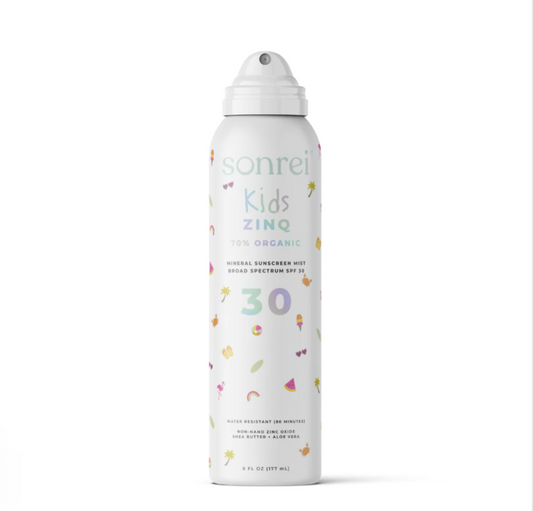 Sonrei Kids Zinq Organic Mineral Sunscreen Mist SPF 30