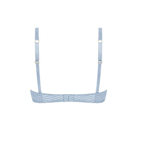 Amoena Karolina Soft Cup Mastectomy Bra - Light Blue/Light Sand