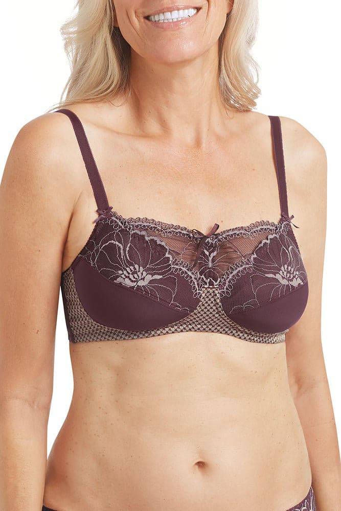 Amoena Be Amazing Wire-Free Bra - Sweet Chocolate/Taupe