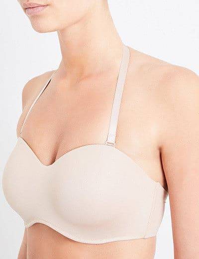 Amoena Barbara Strapless Underwired Mastectomy Bra - Nude