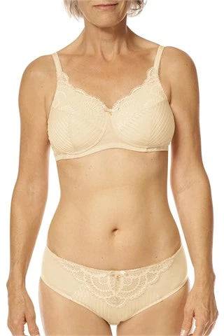 Amoena Karolina Padded Wire-free Mastectomy Bra - Sand
