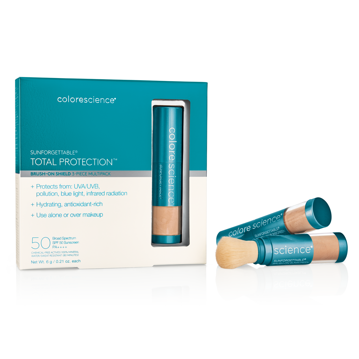 Sunforgettable® Total Protection™ Brush-on Shield SPF 50 Multipack || Medium