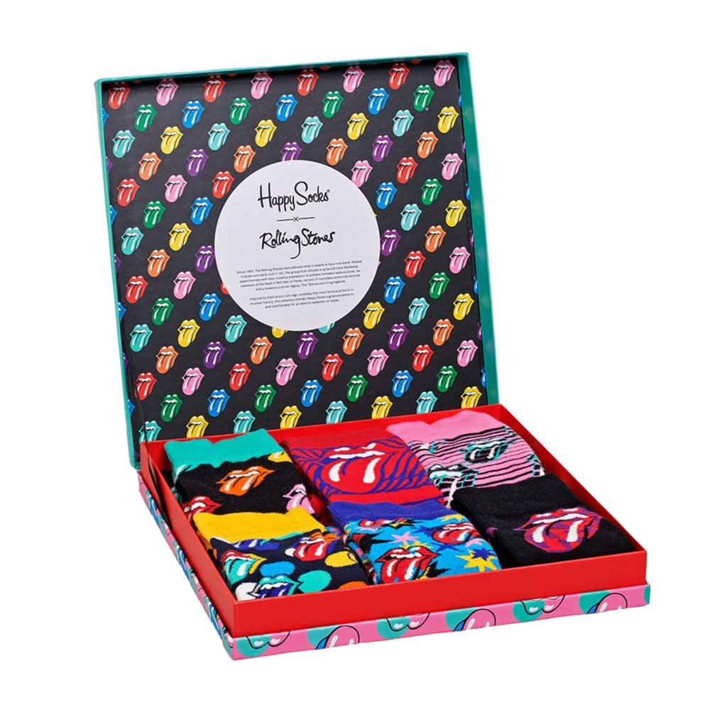 Rolling Stones Collector Socks Gift Box Set - 6-Pack