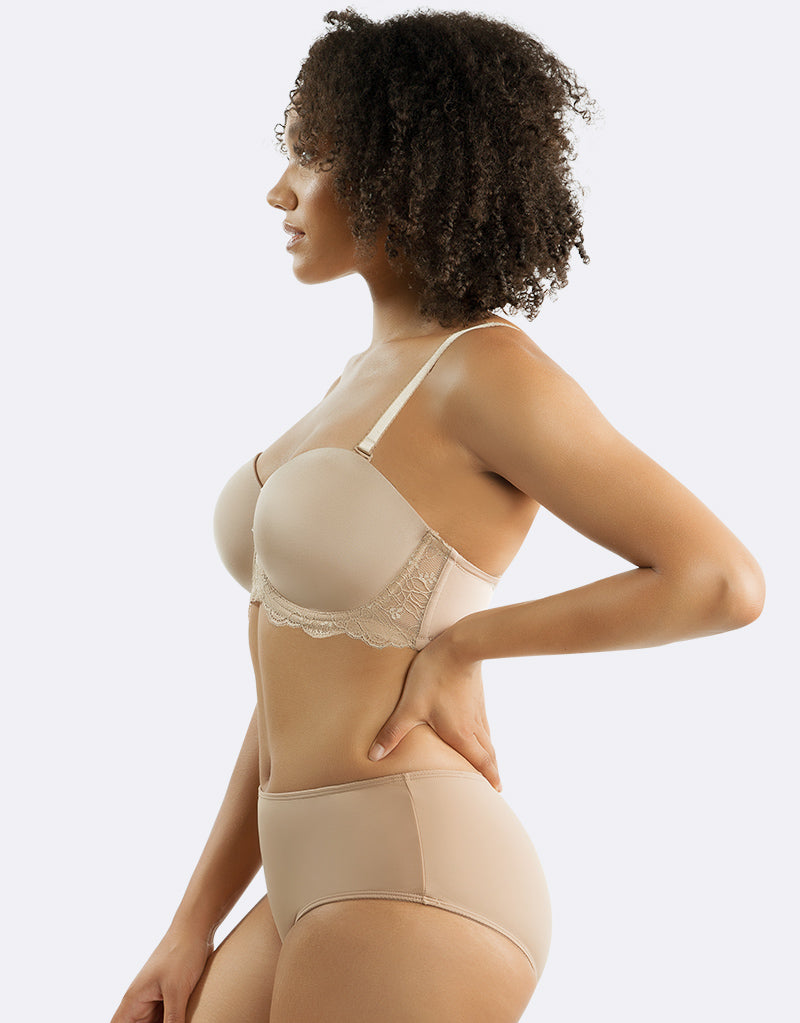 Parfait Elissa Strapless Bra Latte