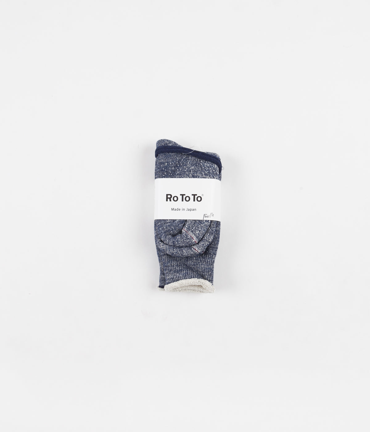 RoToTo Double Face Merino Blend Socks - Deep Ocean