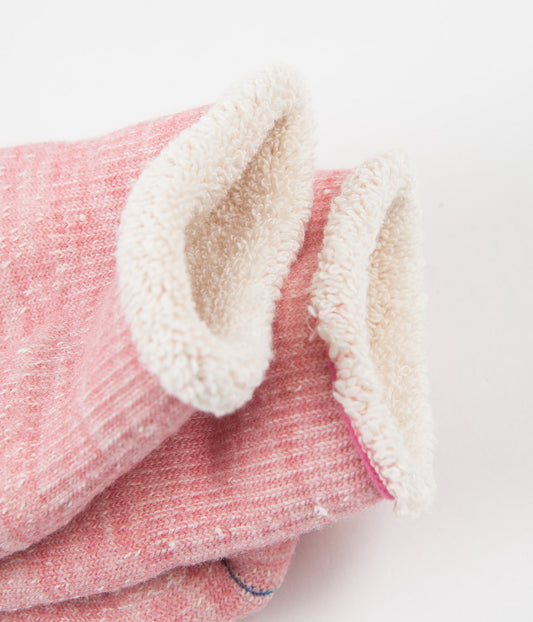 RoToTo Double Face Merino Blend Socks - Light Pink