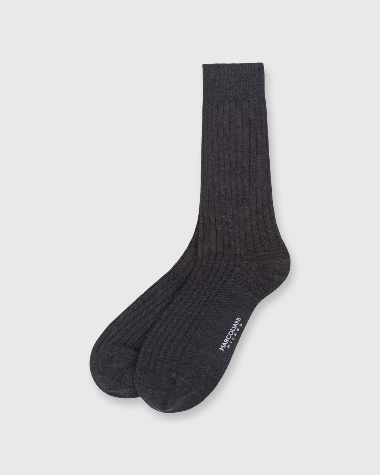 Trouser Dress Socks in Charcoal Extra Fine Merino
