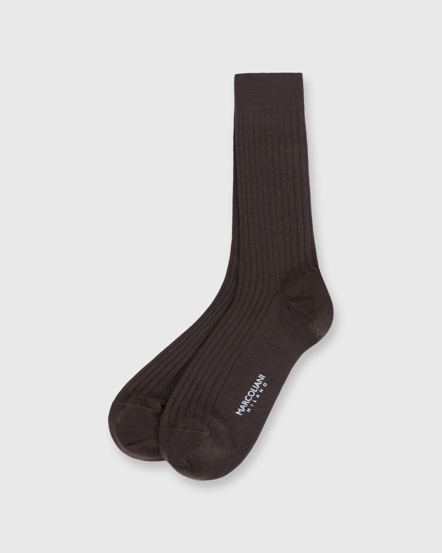 Trouser Dress Socks in Chocolate Extra Fine Merino