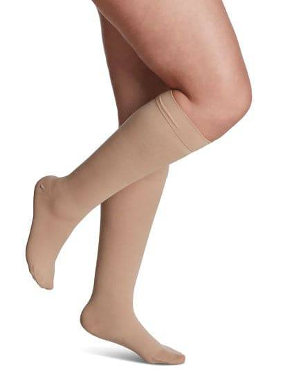Sigvaris Women's Essential Opaque Knee High Compression Stockings 20-30mmHg