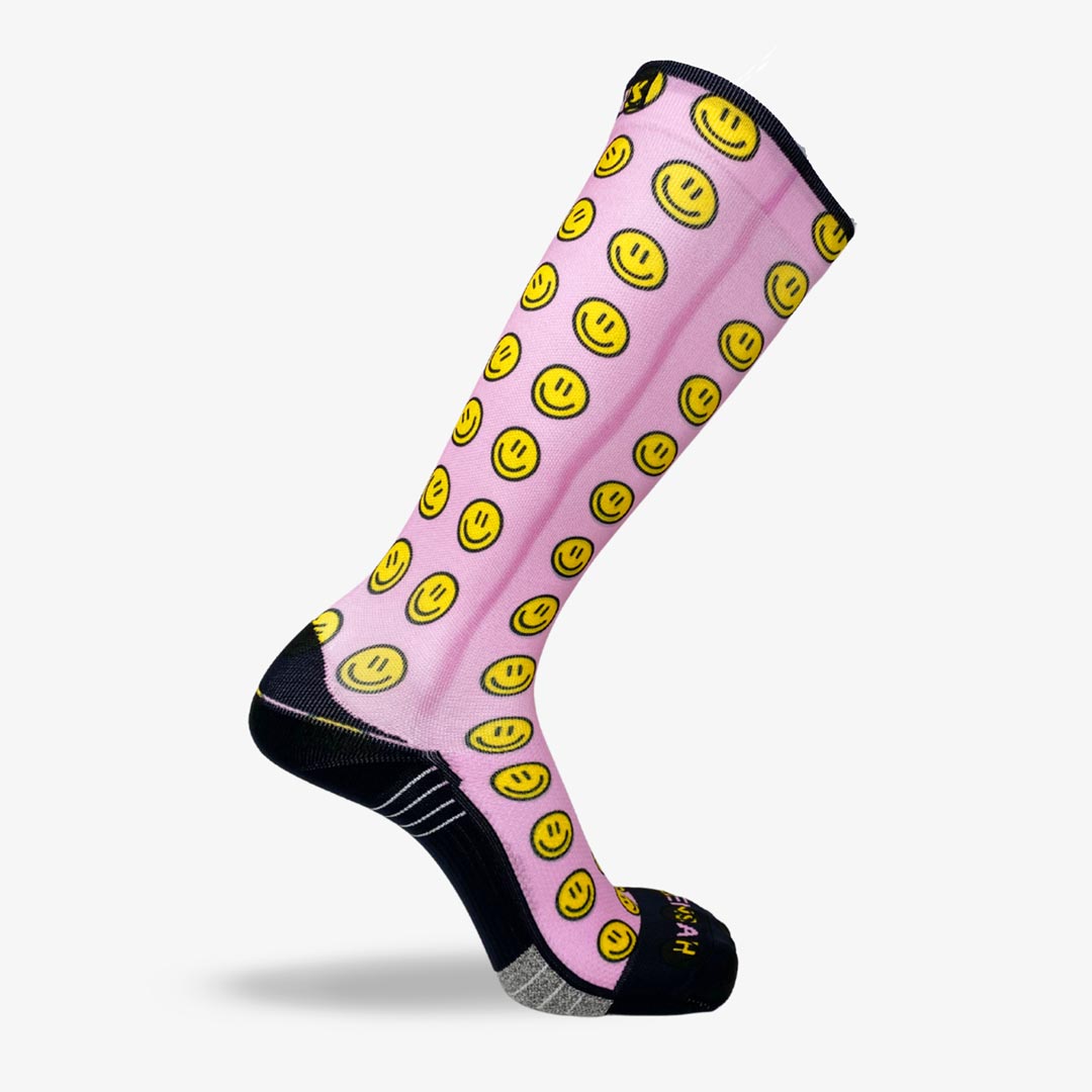 Smiley Faces Compression Socks (Knee-High)