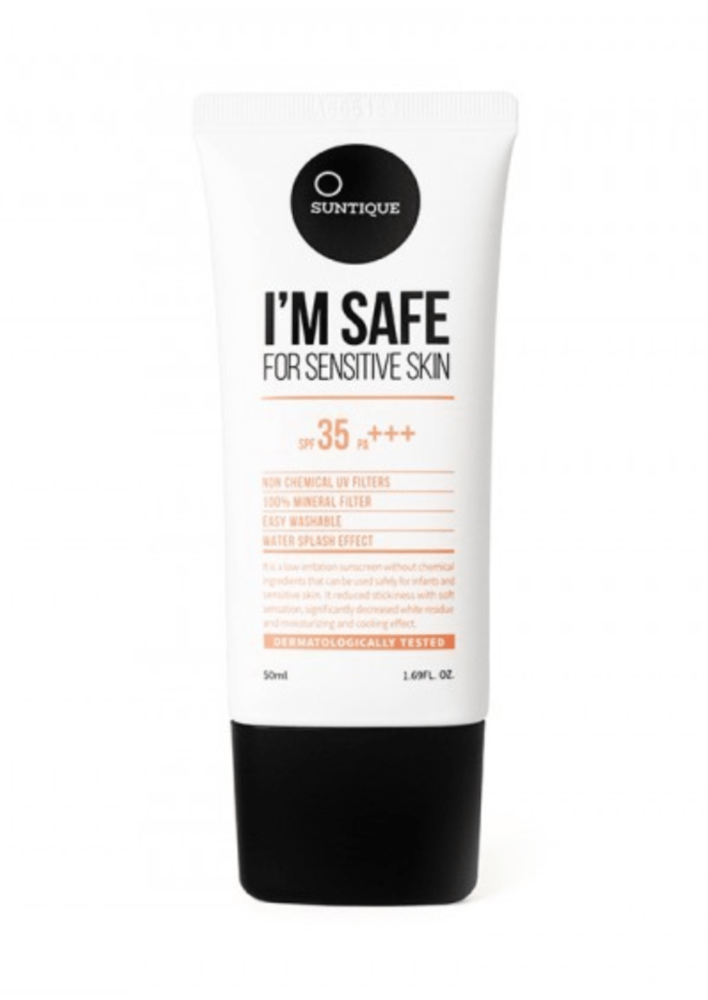 SUNTIQUE - I'm Safe Perfect Suncream for Sensitive Skin SPF35+ PA++++ - 50ml