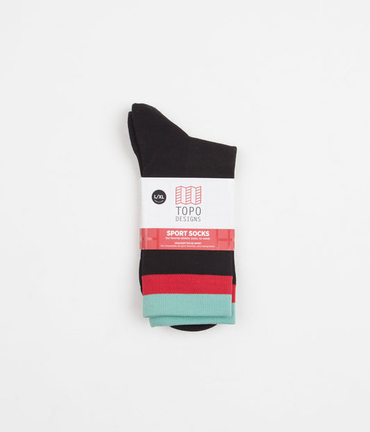 Topo Designs Sport Socks - Black
