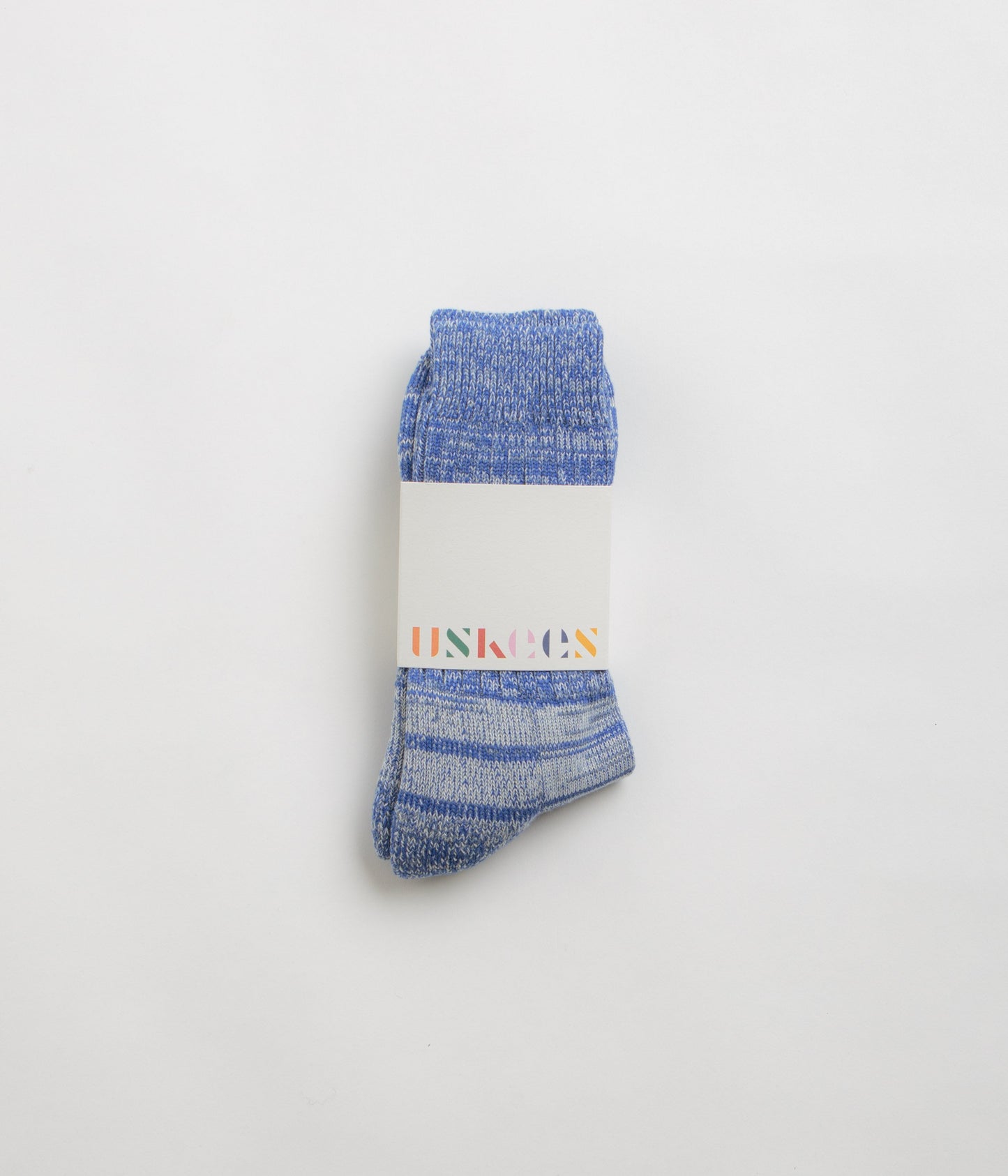 Uskees 4006 Organic Cotton Socks - Ultra Blue