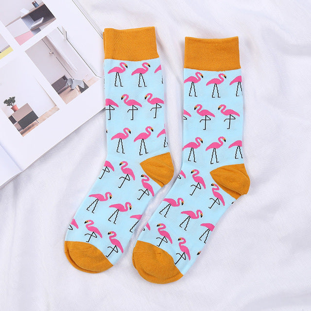 womens colorful crew socks