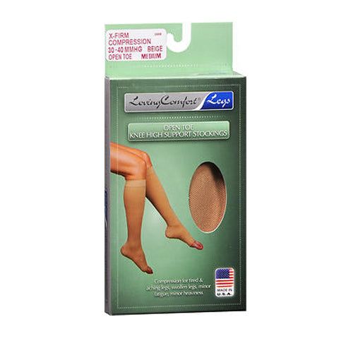 Scott Specialties, Scott Specialties Medical Legware Knee High Stockings Open Toe, 30-40 BEIGE, MEDIUM 1 each