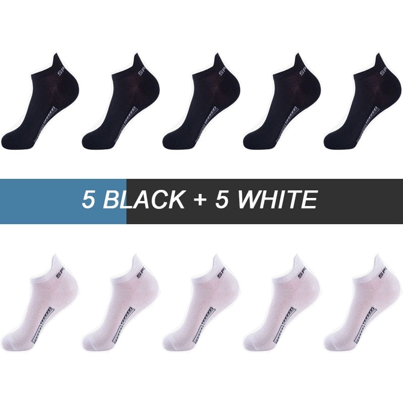 10Pairs High Quality Men Ankle Socks