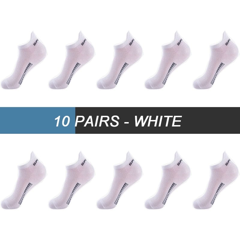 10Pairs High Quality Men Ankle Socks
