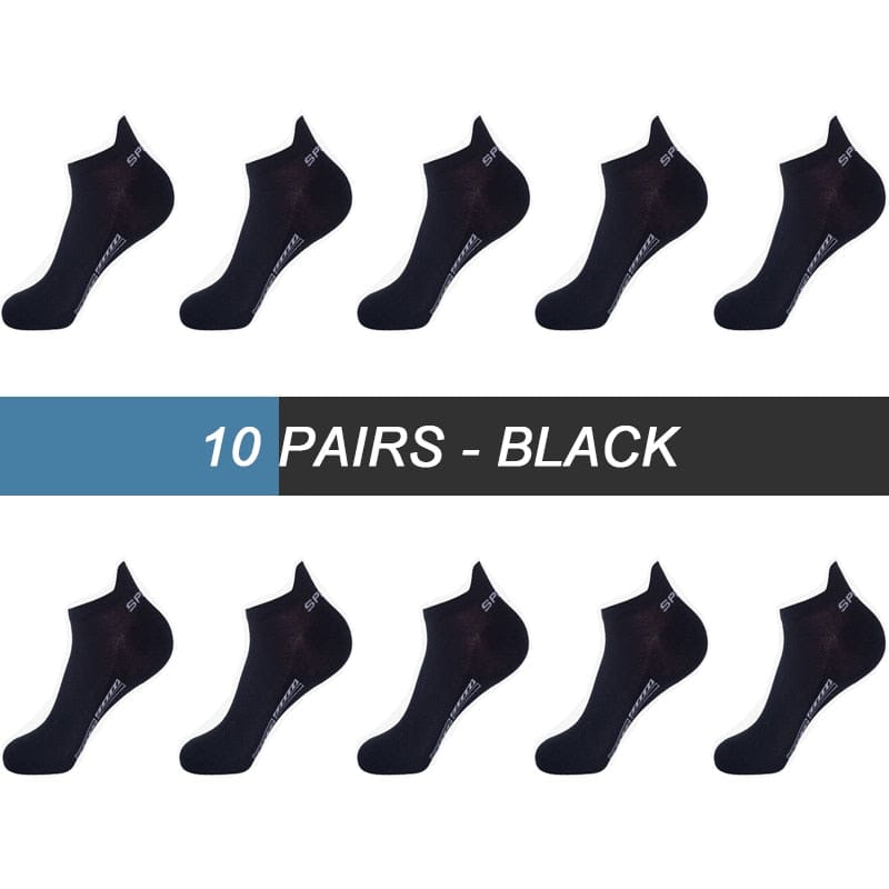 10Pairs High Quality Men Ankle Socks