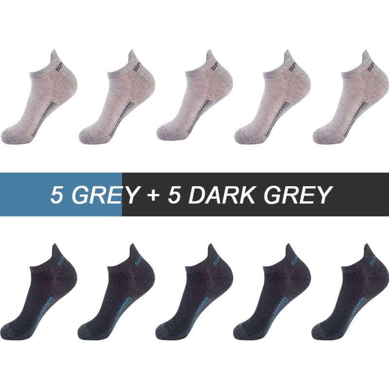 10Pairs High Quality Men Ankle Socks