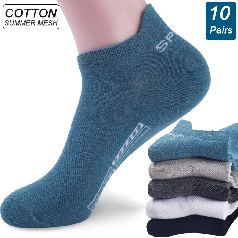 10Pairs High Quality Men Ankle Socks