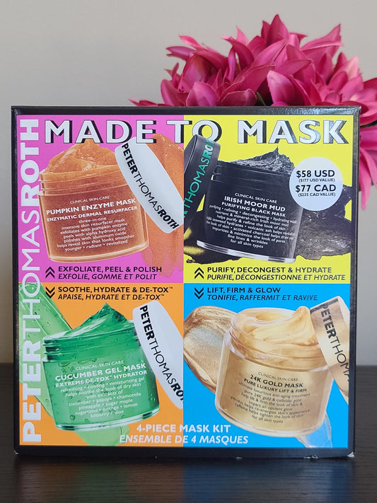 Peter Thomas Roth Made To Mask 4-Piece Mask Kit ($177 Value)