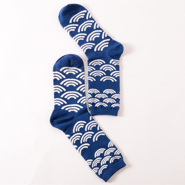 womens colorful crew socks