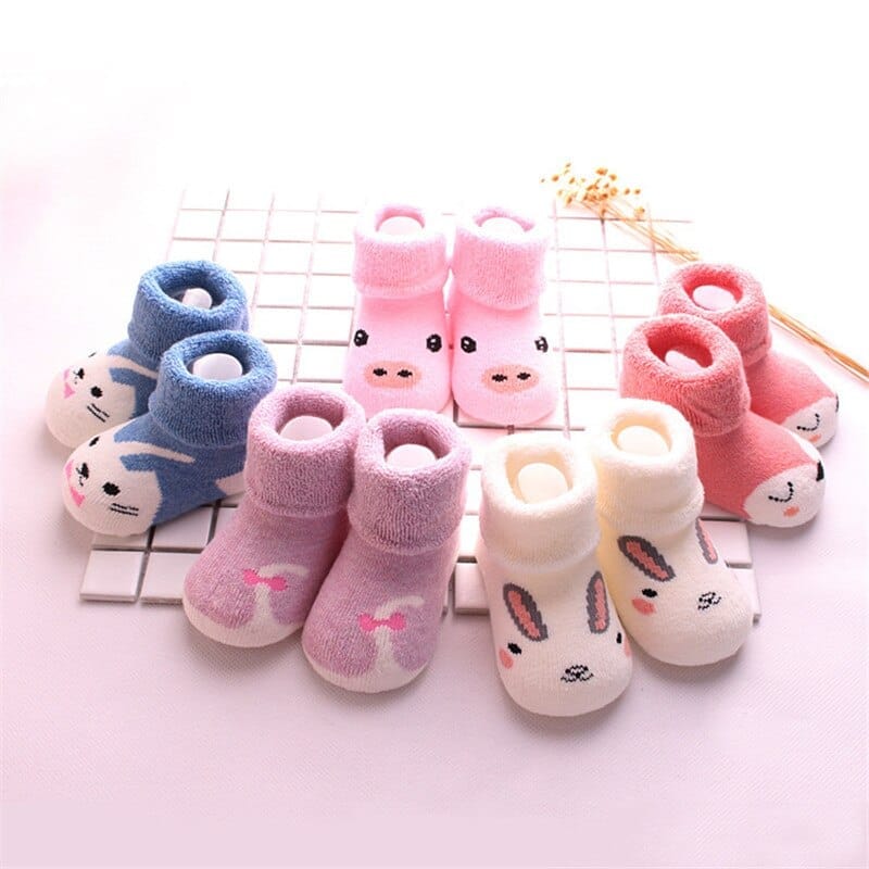 3 Pair Unisex baby Socks Spring  Warm toddler Socks