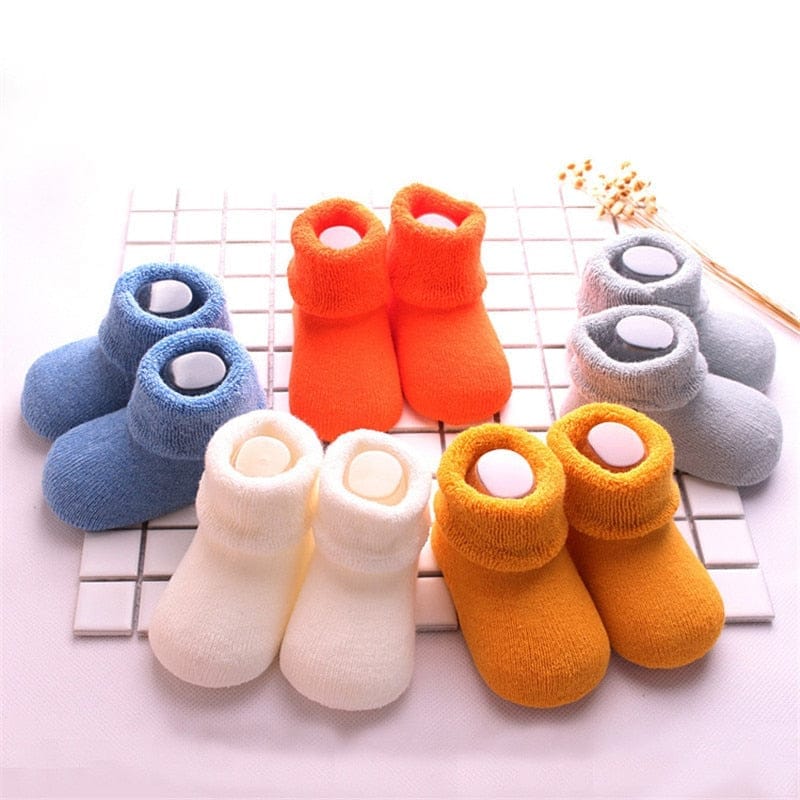 3 Pair Unisex baby Socks Spring  Warm toddler Socks