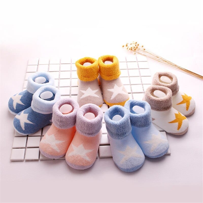3 Pair Unisex baby Socks Spring  Warm toddler Socks