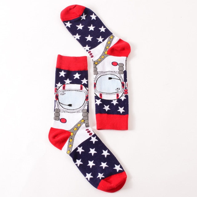 womens colorful crew socks