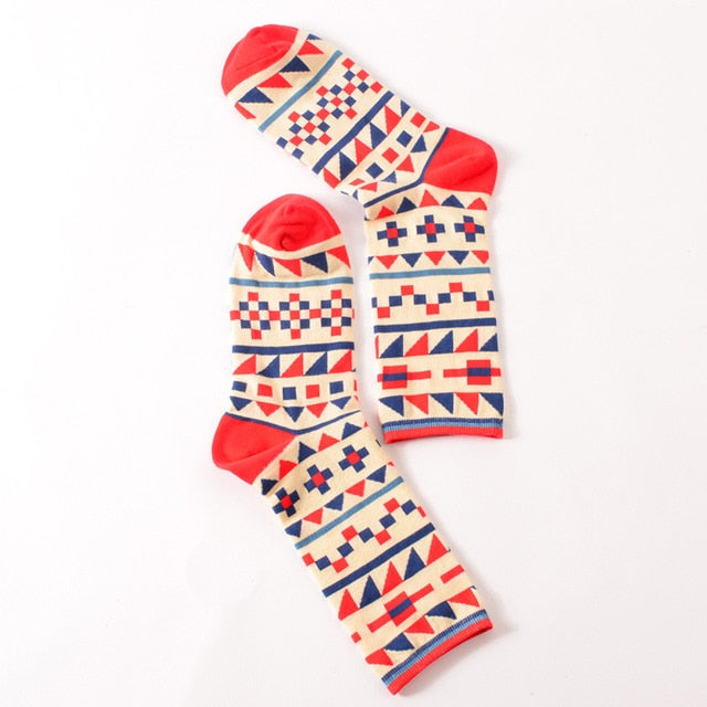 womens colorful crew socks