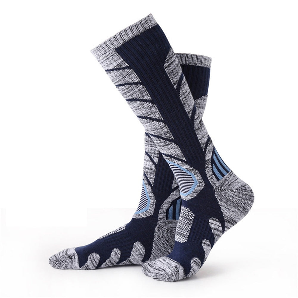 Thermal Ski Socks Thickened Heel/Sole Rubber Bands Keep Socks in Place